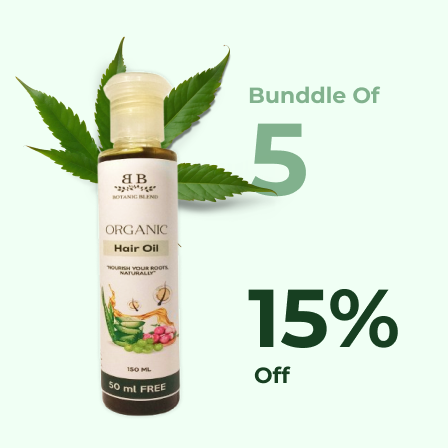 Botanic Blend Organic Hair Oil (Bundle of 5)